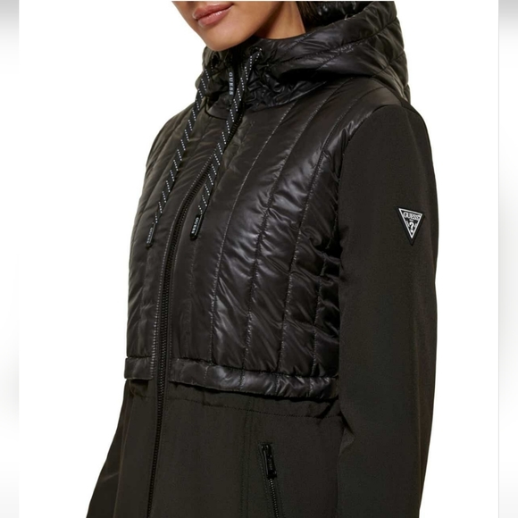 GUESS Hooded Zip Front Anorak Small #447 - Picture 5 of 5